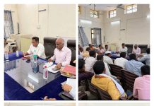 आष्टी येथील ‘बिल्ट’ पेपर मिल प्रकल्पग्रस्तांच्या न्याय्य हक्कांसाठी एसडीओ व बिल्ट व्यवस्थापनासोबत बैठक