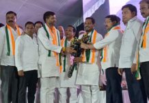 काँग्रेस जिल्हाध्यक्ष ॲड. विश्वजित कोवासे यांचा पदग्रहण सोहळा व शेतकरी मेळावा उत्साहात